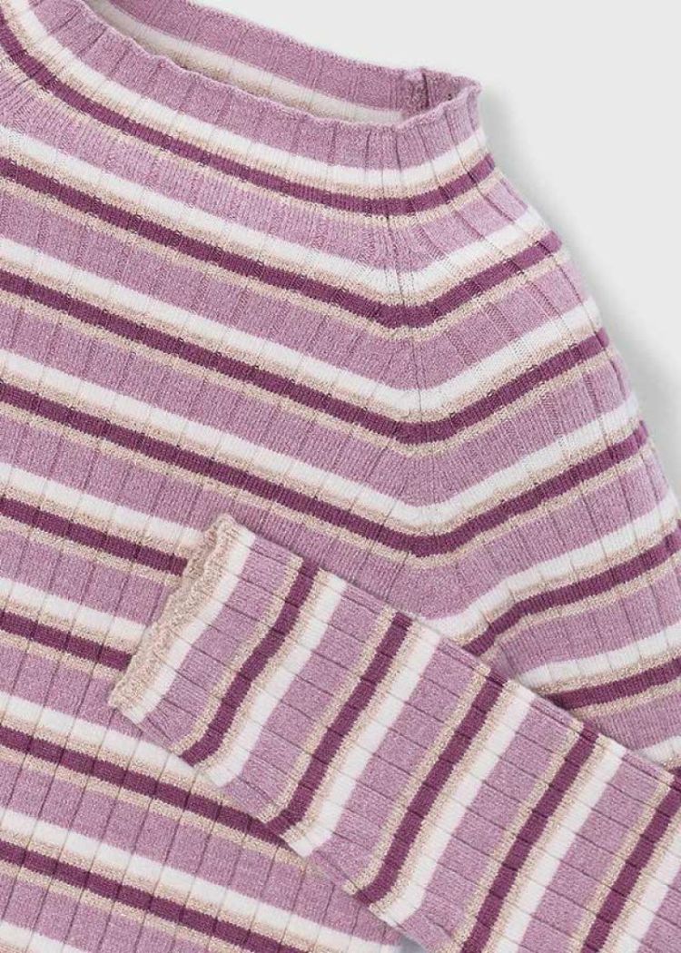 Mock neck sweater 69 violet mix