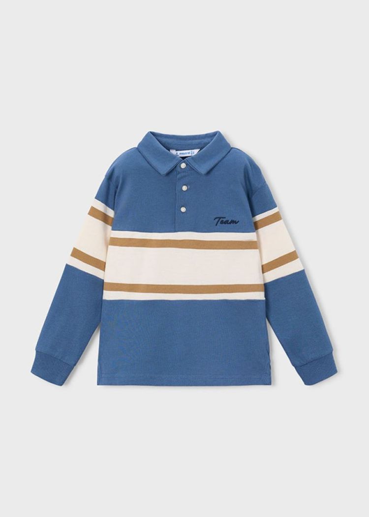 Long sleeve polo 80 Glacial
