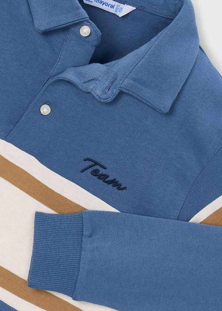 Long sleeve polo 80 Glacial