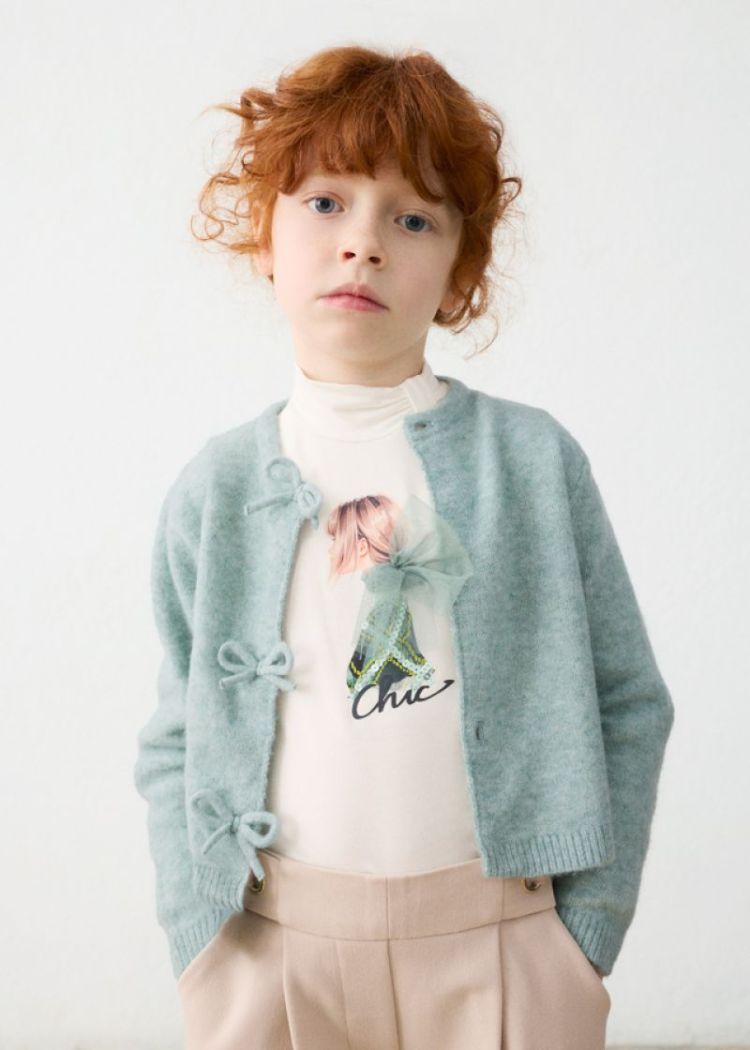 Tricot cardigan 92 Anise