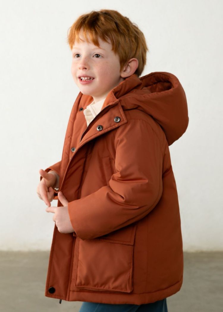 Heavy jacket 11 Brick red