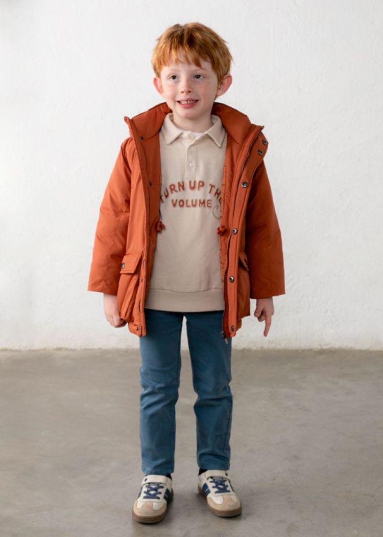 Heavy jacket 11 Brick red