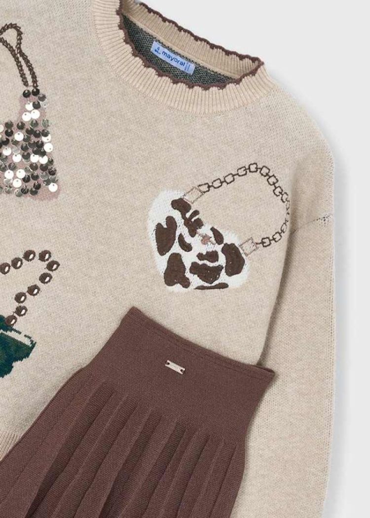 Skirt set 56 Coffee