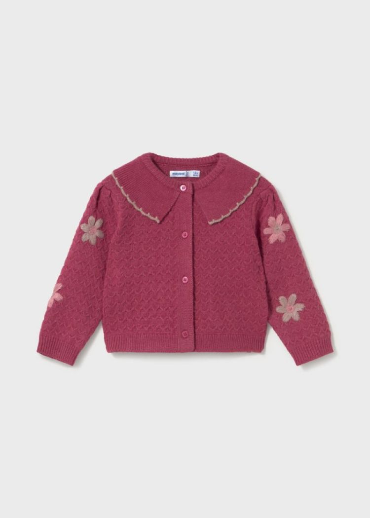 Tricot cardigan 41 petal mix