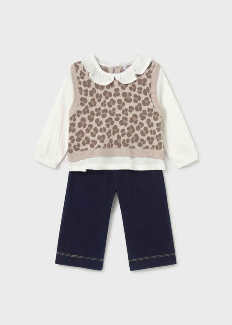 Trousers set 17 Walnut