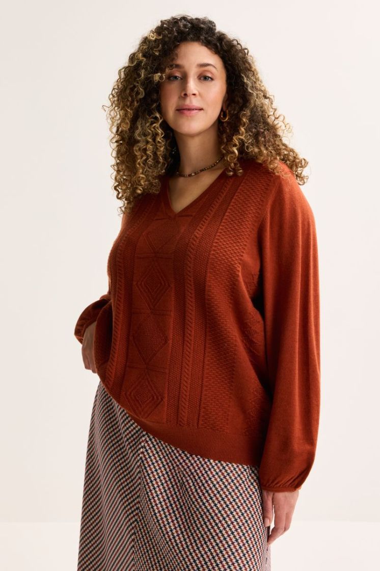 103010 Pullover [1230] 548 HENNA