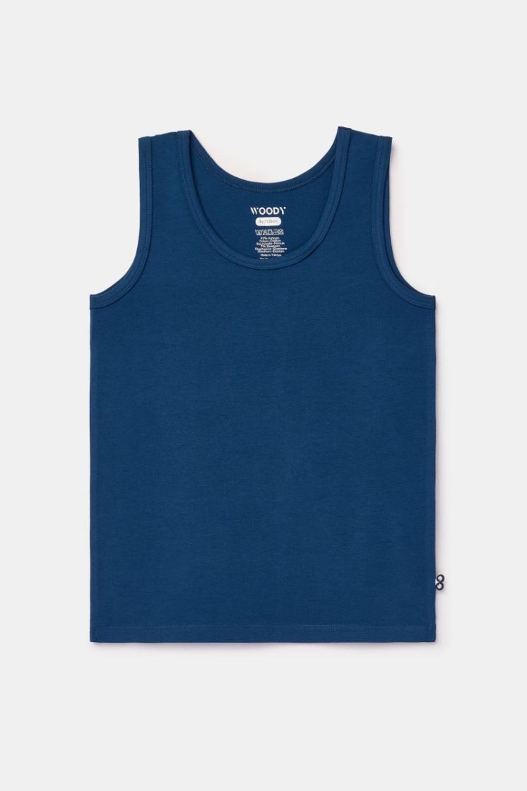 Jongens Singlet 881 donkerblauw