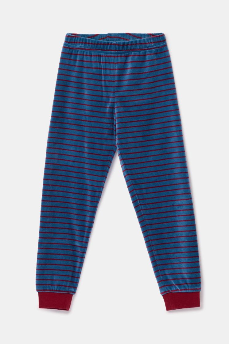 Jongens-Heren pyjama 471 bordeaux