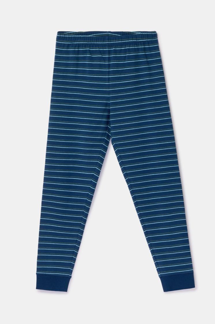 Jongens-Heren pyjama 909 donkerblauw