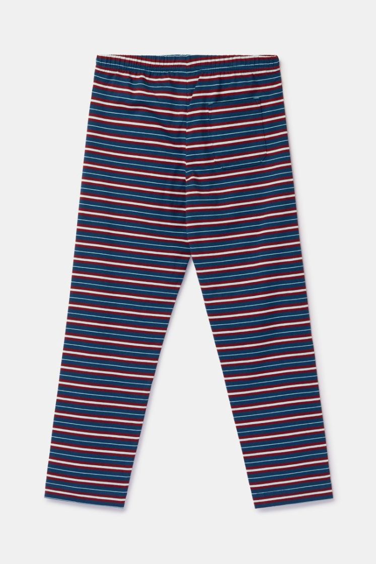 Jongens-Heren pyjama 881 donkerblauw