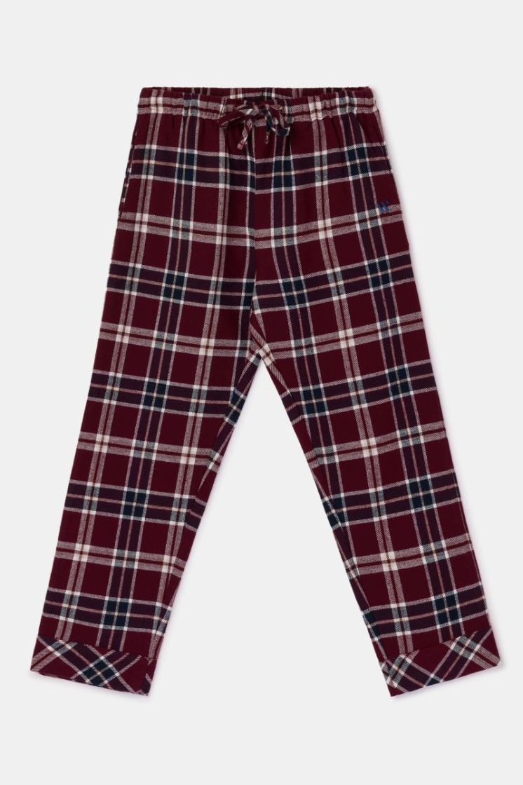 Jongens-Heren pyjama 938 bordeaux ru