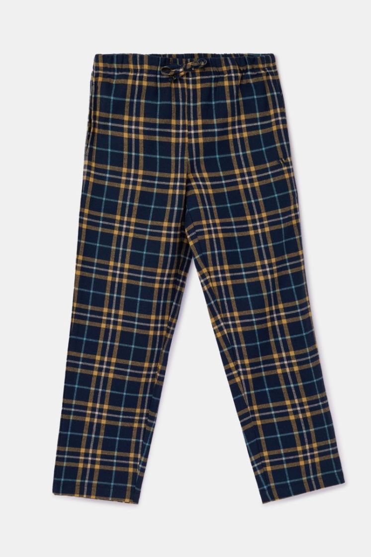 Jongens-Heren pyjama 881 donkerblauw