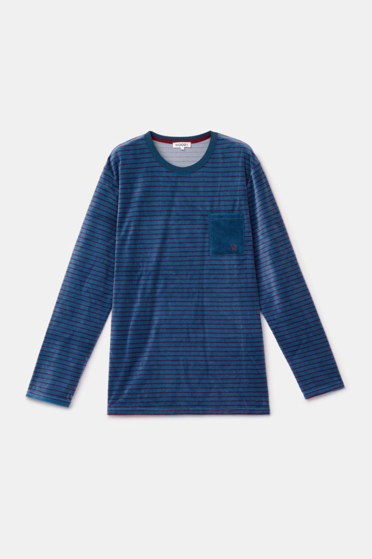 Heren pyjama 921 donkerblauw