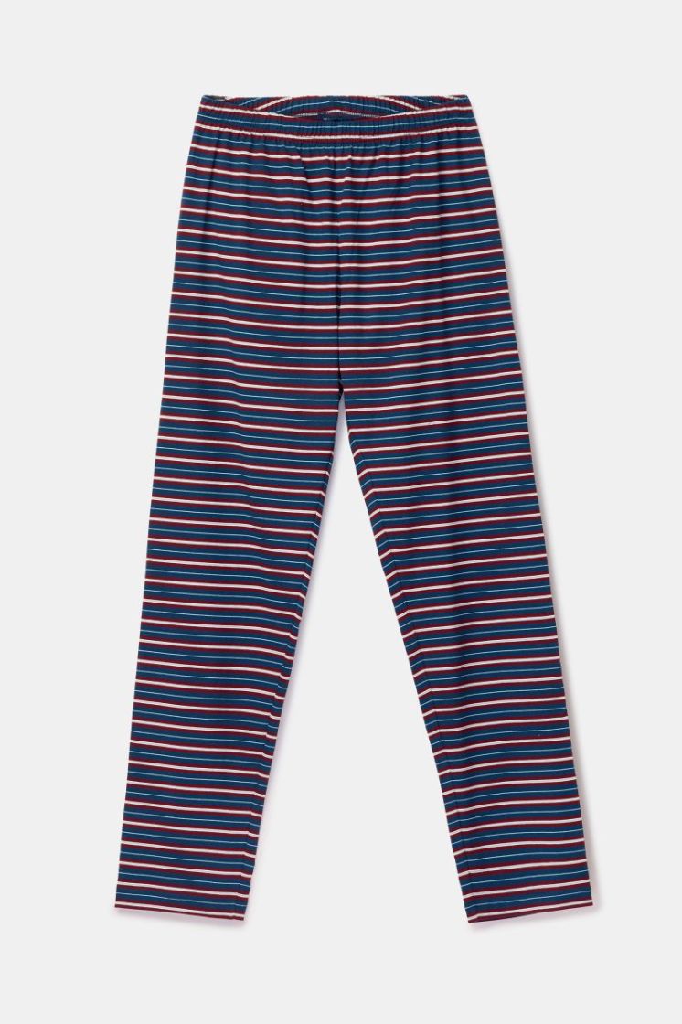 Jongens-Heren pyjama 881 donkerblauw