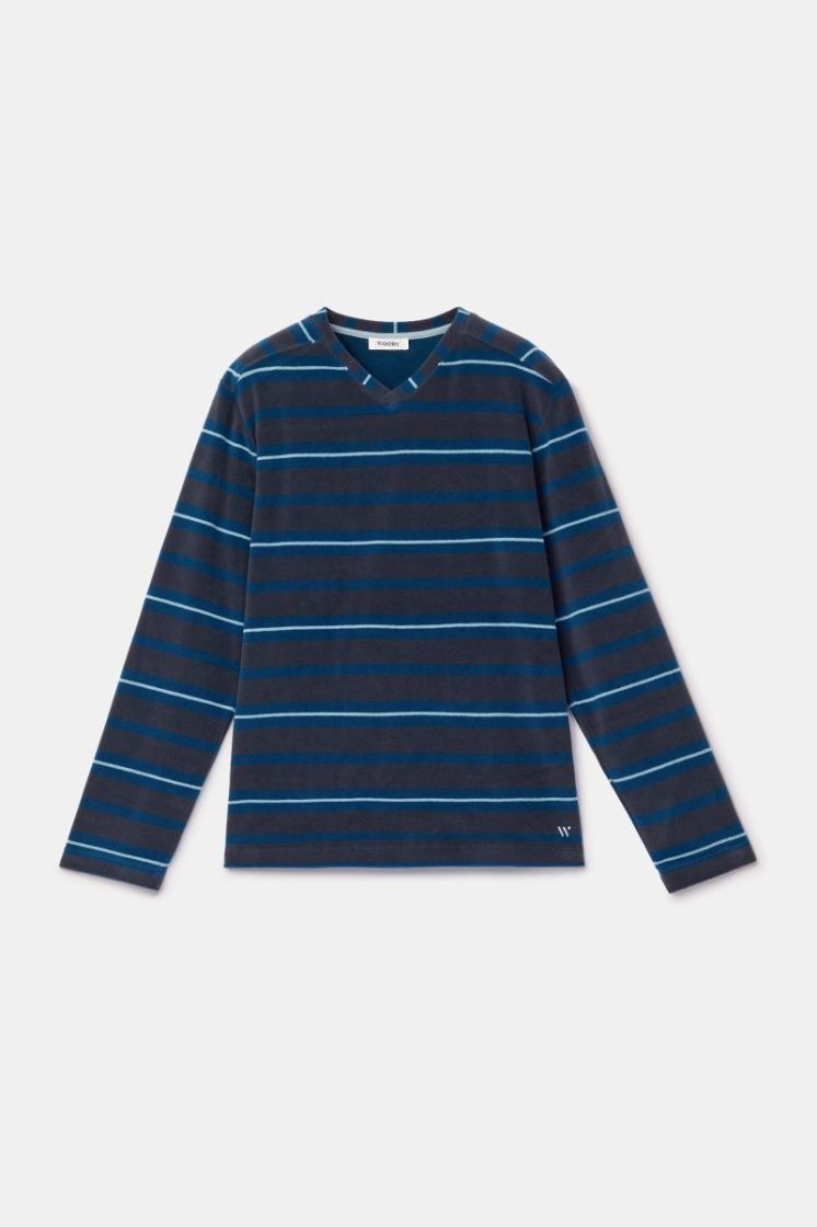 Heren kamerjas 984 donkerblauw