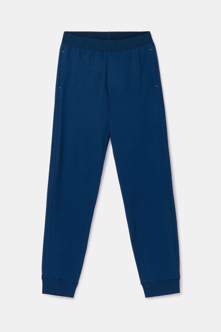 Heren pyjama 881 donkerblauw