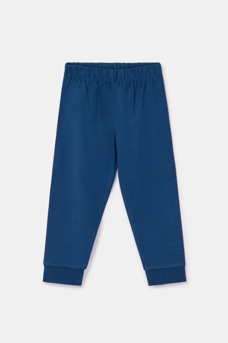 Jongens-Heren pyjama 905 blauwe stre