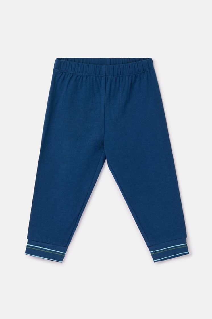 Jongens-Heren pyjama 881 donkerblauw