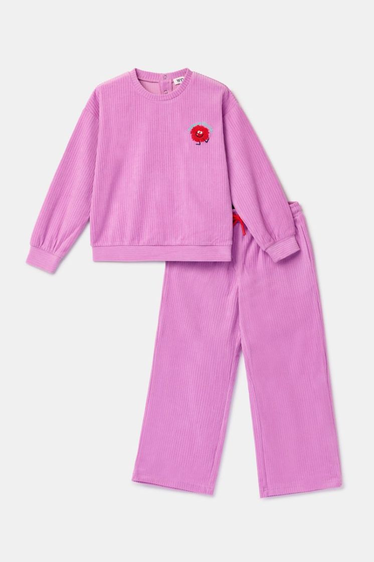 Meisjes-Dames pyjama 436 roze