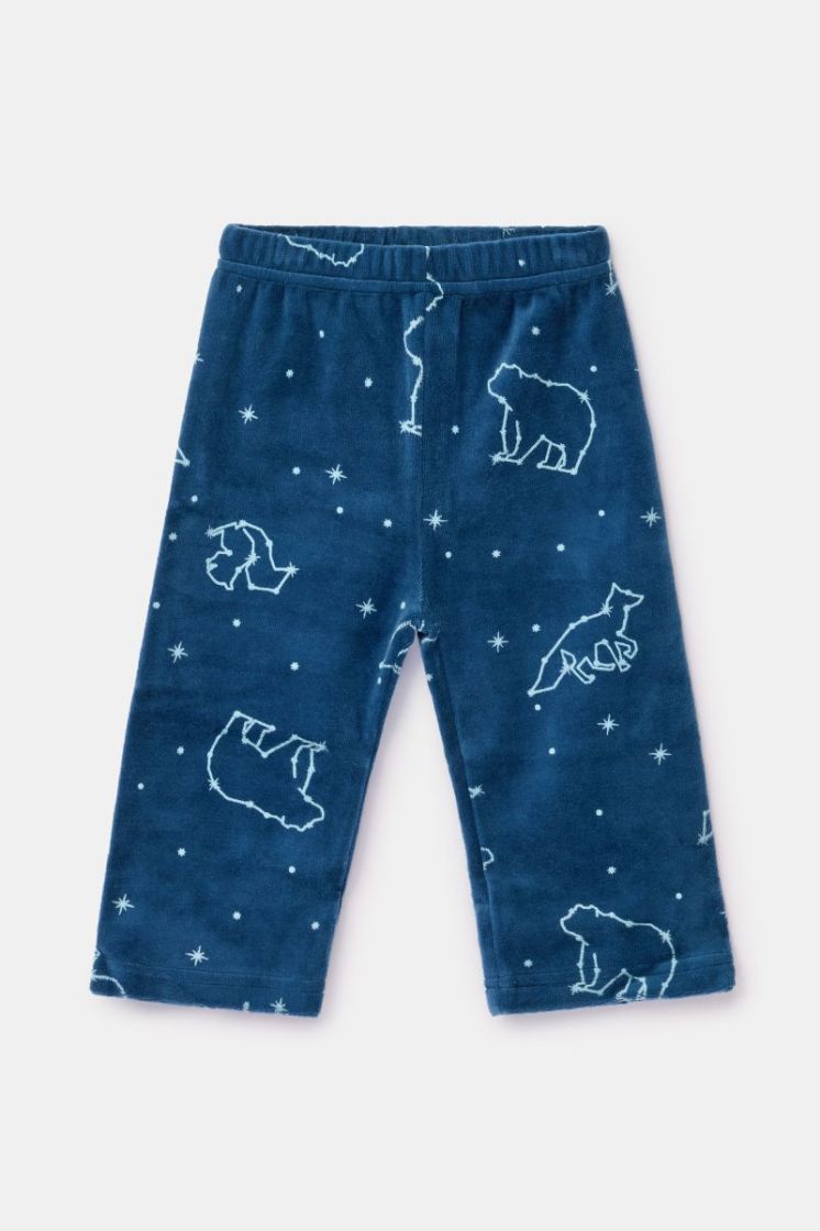 Meisjes-Dames pyjama 881 donkerblauw