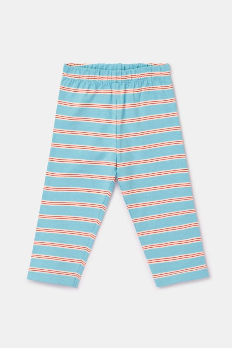 Meisjes-Dames pyjama 904 blauwe stre