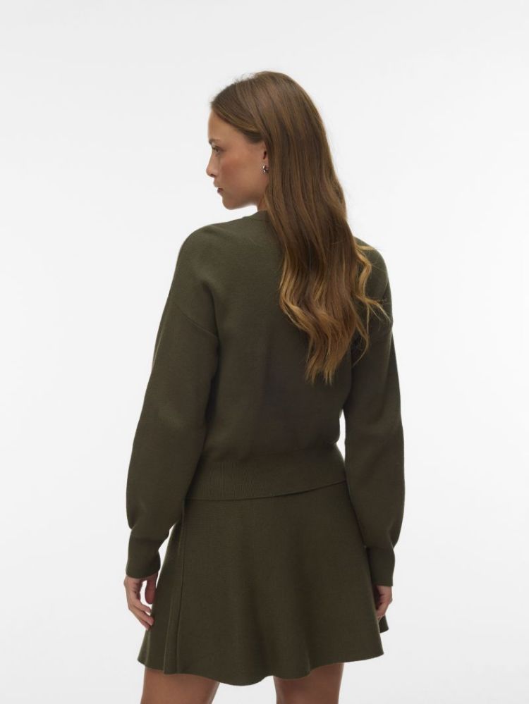 121025 Knit Cardigan 186323 Forest N