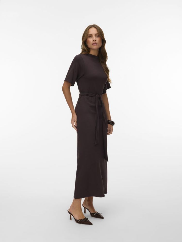 120010 Long Dress 297957 Chocolat