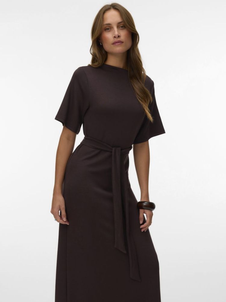 120010 Long Dress 297957 Chocolat