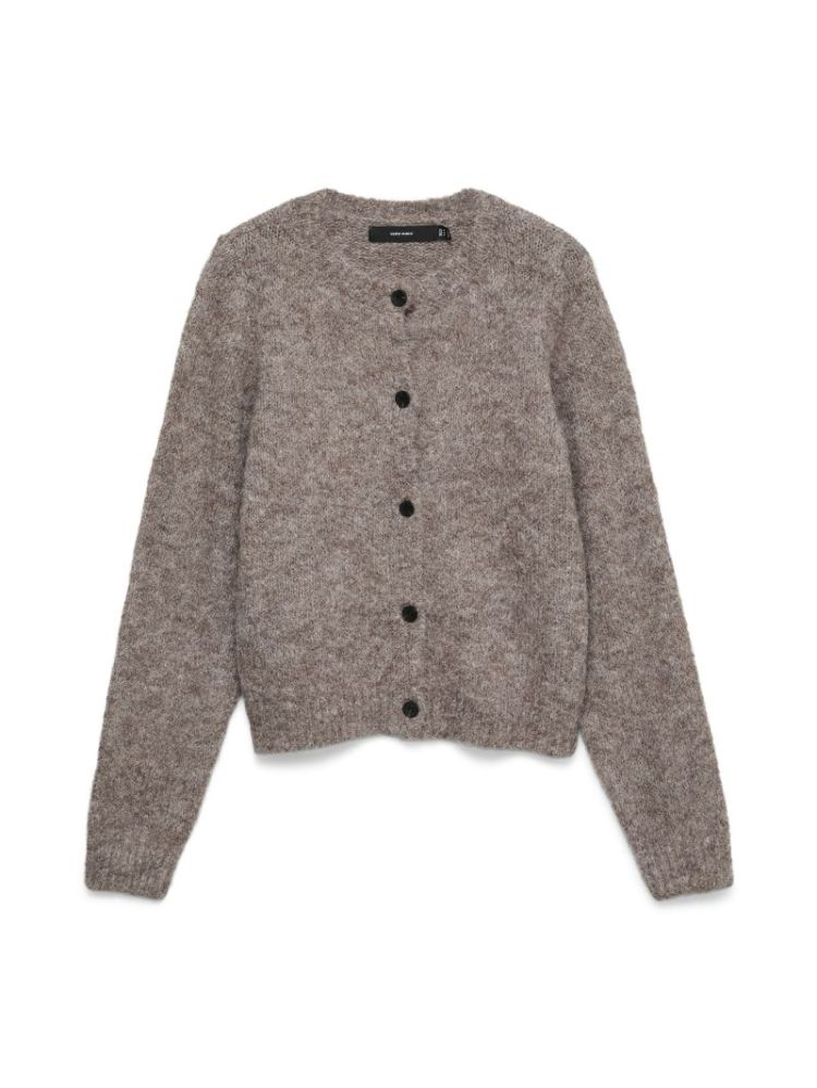 121025 Knit Cardigan 292416001 Brown