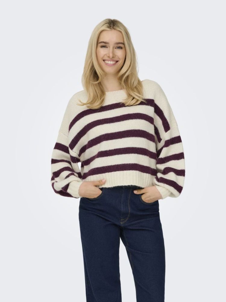 121010 Pullover MAUVE WINE