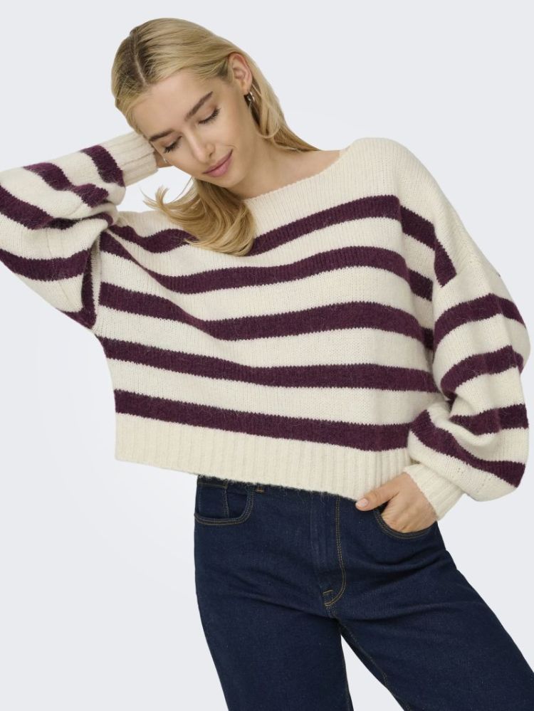 121010 Pullover MAUVE WINE