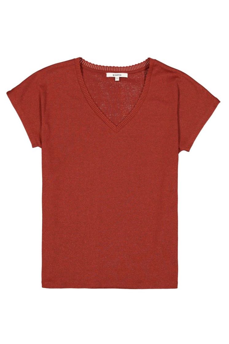 123110 15 [rt short sleeve] 4456 chili blus