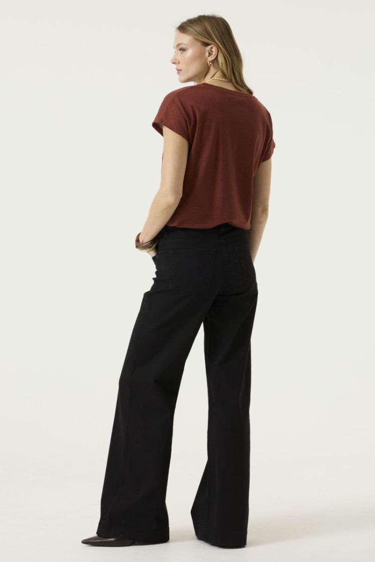 123110 15 [rt short sleeve] 4456 chili blus