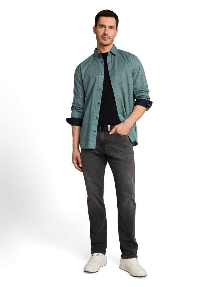 000000 102020 [printed shir] 40229 olive geo
