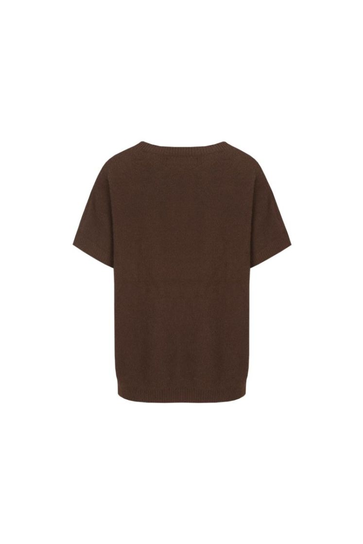 Victoria knit pullover 522 Mocha Brown