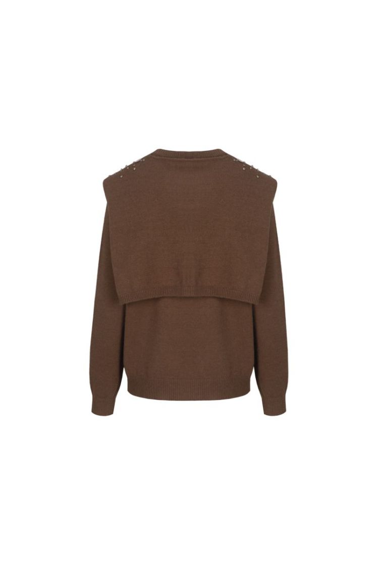 Kimmie knit pullover 542 Dark Walnut