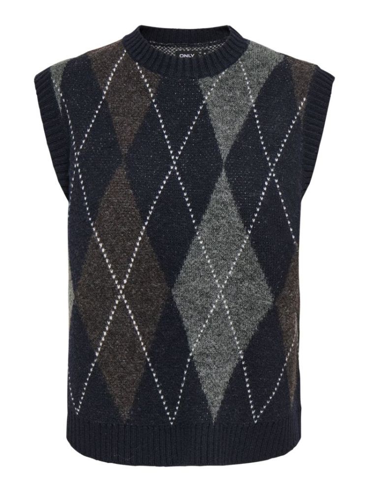 Knitted Waistcoat Night Sky HARLE