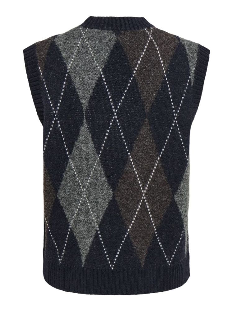 Knitted Waistcoat Night Sky HARLE