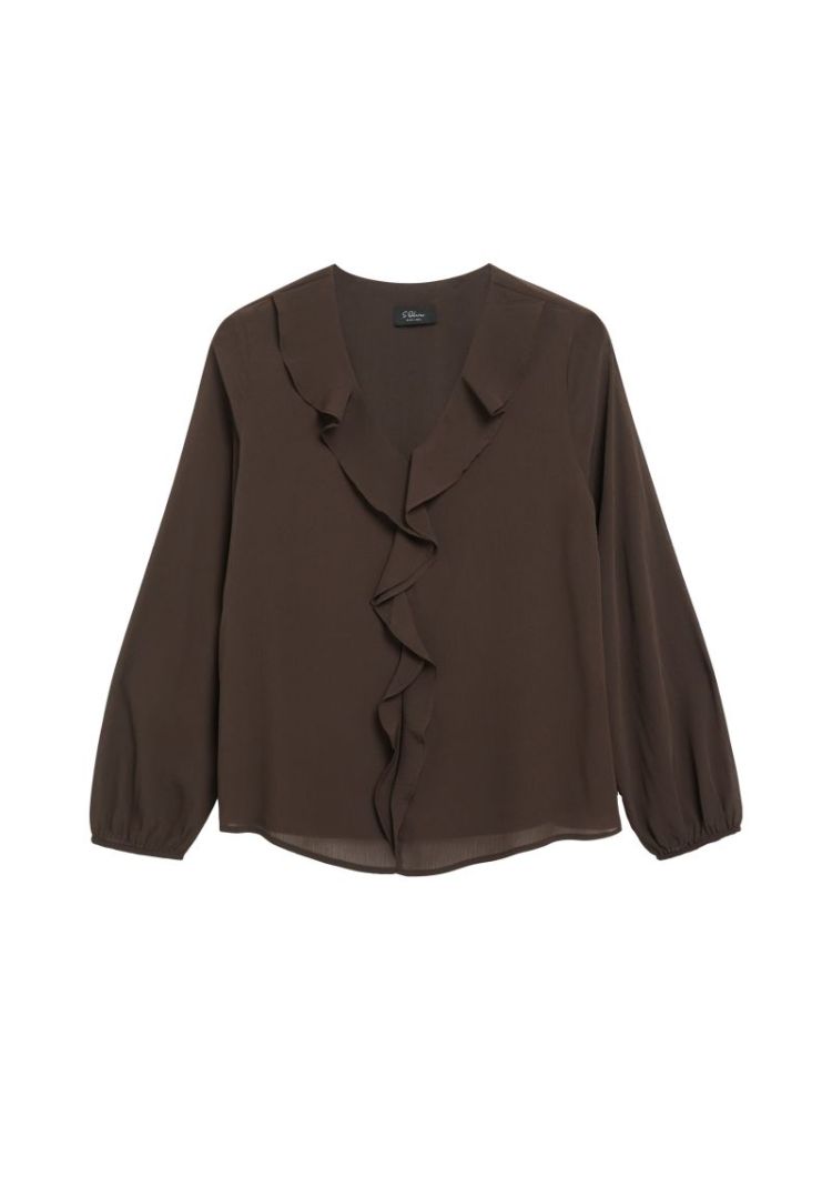 123400 1010013 [Bluse] 8944 BROWN