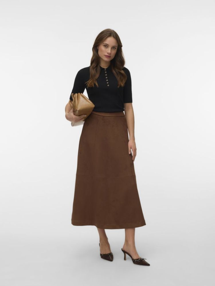 121035 Long Skirt 288475 Cocoa Br
