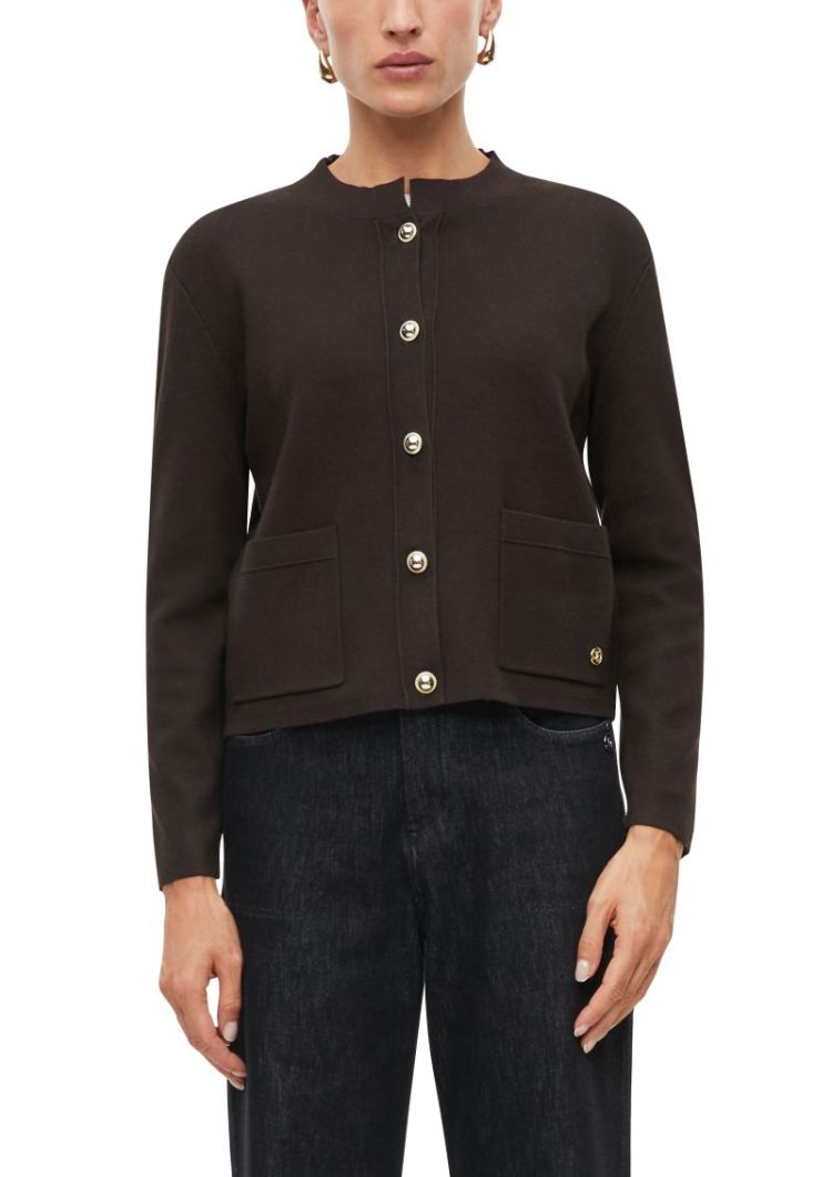 122509 1717213 [Strickjacke] 8944 BROWN