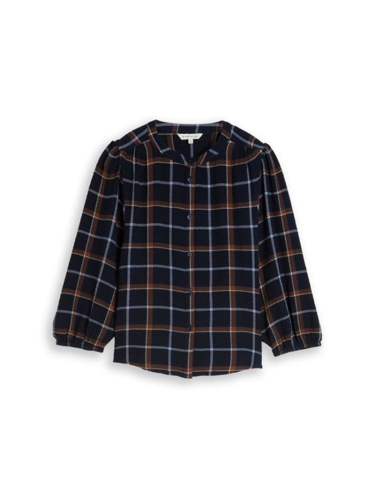000000 702046 [blouse check] 41143 navy came