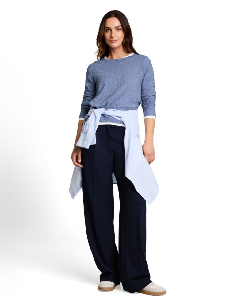 000000 703024 [knit zigzag] 25715 fern blue